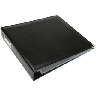 We R Memory Keepers - LEATHER BINDER / BLACK 12x12 - scrapbookové album