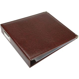 We R Memory Keepers - LEATHER BINDER / BROWN - scrapbookové album