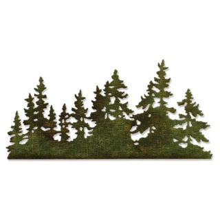 Sizzix - TREE LINE - vyřezávací šablona