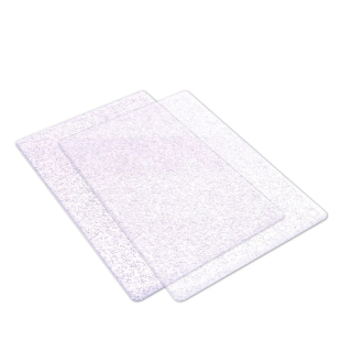 Sizzix - CUTTING PADS STANDARD / SILVER GLITTER - náhradní řezací desky (2 ks)
