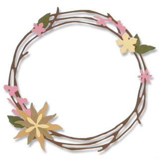 Sizzix - PRETTY WREATH - vyřezávací šablony
