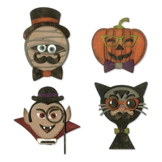 Sizzix - HIP HAUNTS - vyřezávací šablony