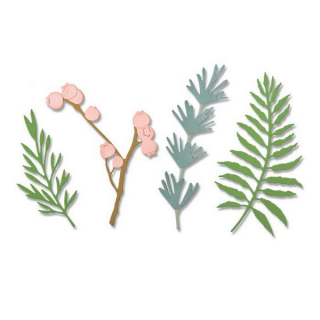 Sizzix - NATURAL LEAVES - vyřezávací šablony