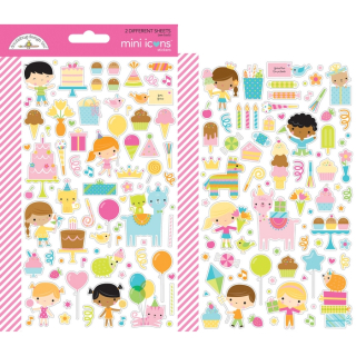 Doodlebug - HEY CUPCAKE Mini Stickers - samolepky