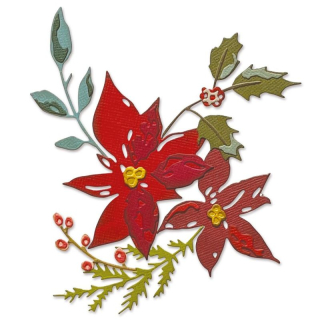 Sizzix - FESTIVE BOUQUET - vyřezávací šablony