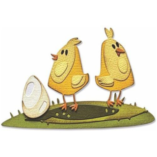 *** Sizzix - PAPERCUT CHICKS COLORIZE - vyřezávací šablony
