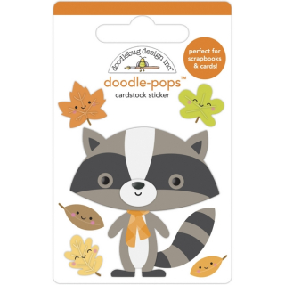 Doodlebug - PUMPKIN SPICE / ROCKY Doodle-Pops - 3D samolepky
