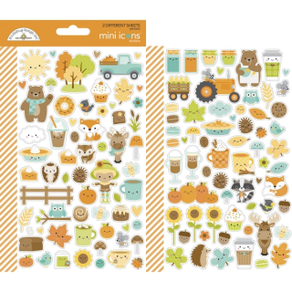 *** Doodlebug - PUMPKIN SPICE Mini Stickers - samolepky