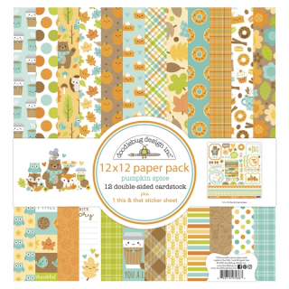 Doodlebug - PUMPKIN SPICE Collection Kit - kompletní sada