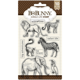 BoBunny - JUNGLE LIFE - silikonová razítka