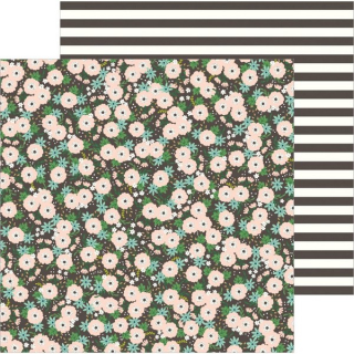 *** Jen Hadfield - ALONG THE WAY / Blooms - scrapbooková čtvrtka