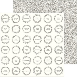 *** Jen Hadfield - ALONG THE WAY / Home - scrapbooková čtvrtka