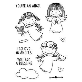 *** Jane´s Doodles - ANGELS - silikonová razítka