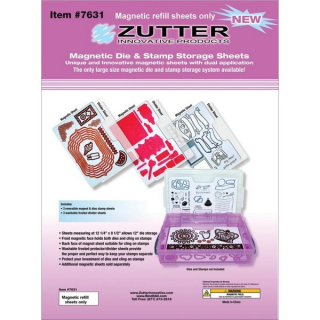 Zutter - MAGNETIC DIE & STAMP STORAGE - magnetické desky na šablony