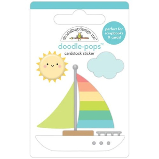 *** Doodlebug - SAIL-EBRATE GOOD TIMES Doodle-Pops - 3D samolepky
