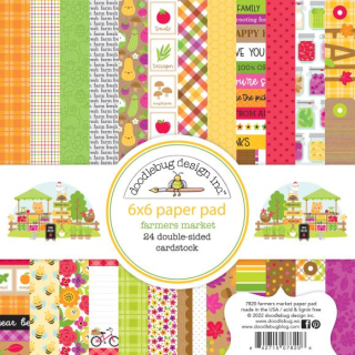 *** Doodlebug - FARMERS MARKET 6x6 - scrapbookové čtvrtky