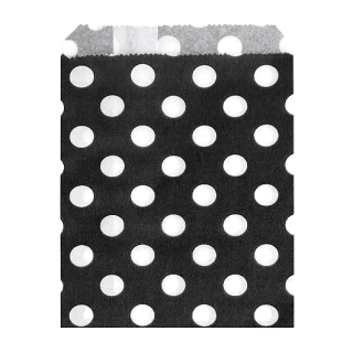 Papírový sáček - PUNTÍKY / 10 x 14 cm (10 ks)