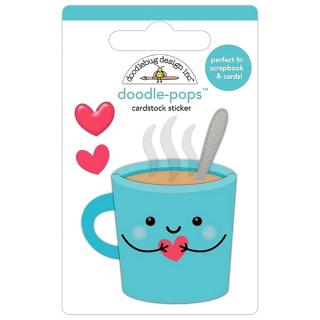*** Doodlebug - HEART WARMING Doodle-Pops - 3D samolepky