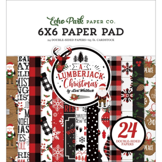 *** Echo Park - A LUMBERJACK CHRISTMAS 6x6 - scrapbookové čtvrtky