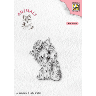 Nellie Snellen - YORKSHIRE TERRIER - silikonové razítko