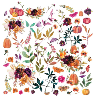 49 & Market - ART OPTIONS / SPICE Laser-Cut Wildflowers - papírové výřezy