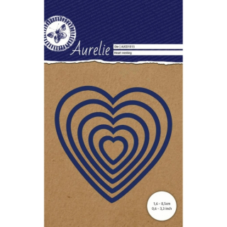*** Aurelie - NESTING HEARTS - vyřezávací šablony