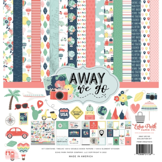 *** Echo Park - AWAY WE GO Collection Kit - kompletní sada