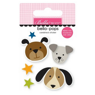 Bella Blvd. - PUPS Bella-Pops - 3D samolepky