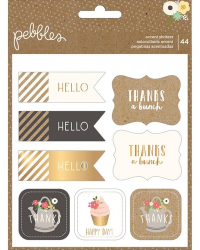 Pebbles - SPRING FLING Stickers - samolepky