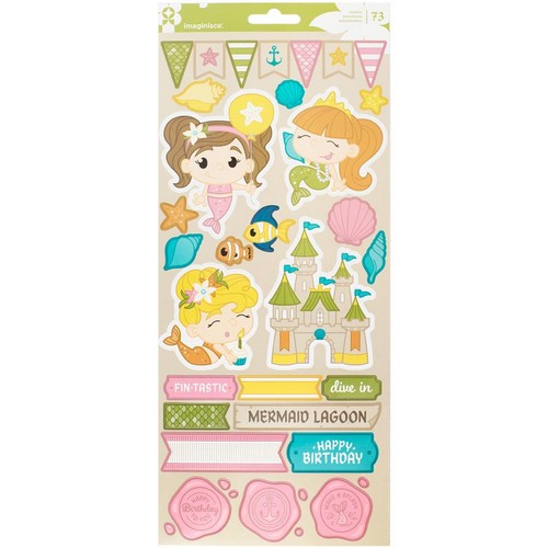 Imaginisce - MERMAID ACCENTS Stickers - samolepky