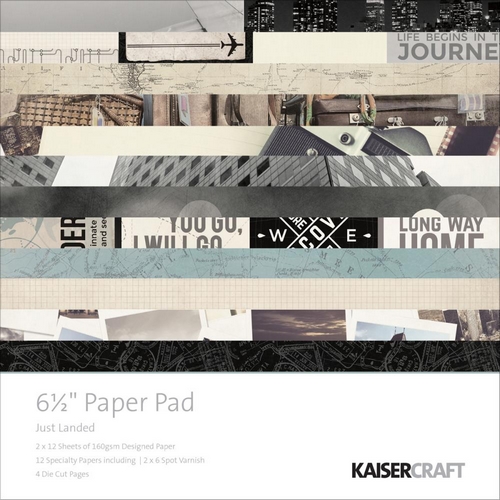 Kaisercraft - JUST LANDED 6x6 - scrapbookové papíry