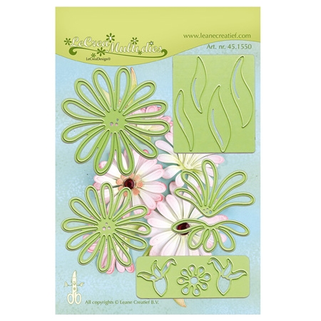 Leane Creatief - FLOWER CHRYSANT - vyřezávací šablony