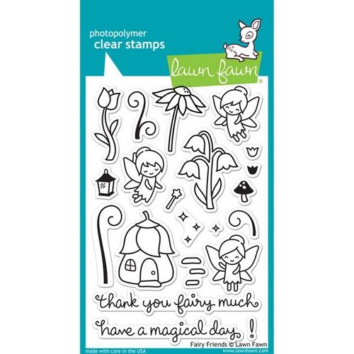 Lawn Fawn - FAIRY FRIENDS - silikonová razítka