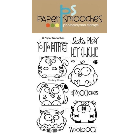 Paper Smooches - CHUBBY CHUMS - silikonová razítka