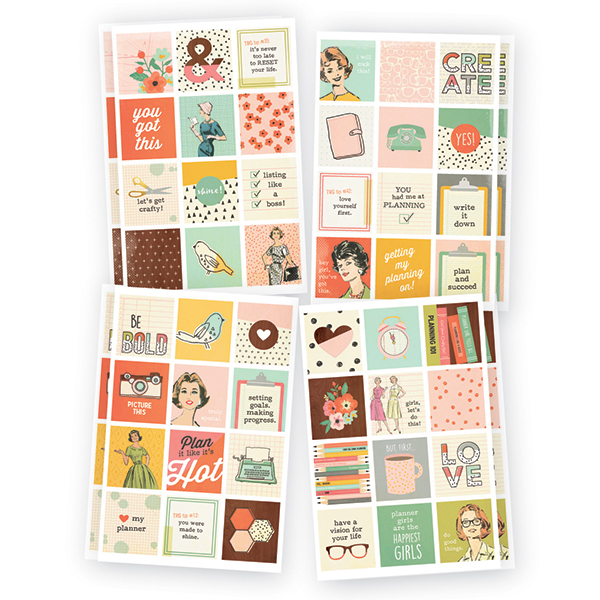 Simple Stories - THE RESET GIRL Insta Quote Stickers - samolepky