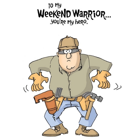 Art Impressions - WEEKEND WARRIOR - cling razítko