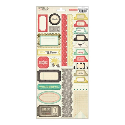 Crate Paper - DIY SHOP Label Stickers - samolepky