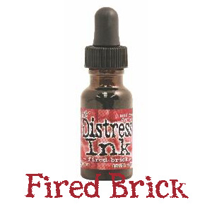 Distress Reinker - FIRED BRICK - scrapbook