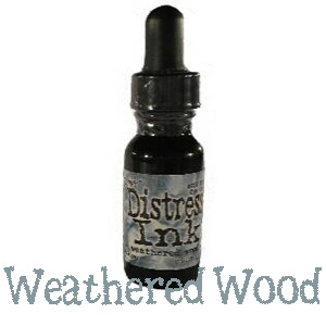 Distress Reinker - WEATHERED WOOD - scrapbook