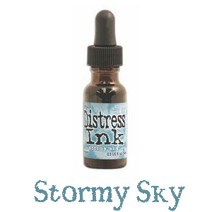 Distress Reinker - STORMY SKY - scrapbook