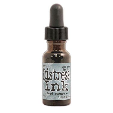 Distress Reinker - ICED SPRUCE - scrapbook