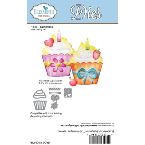 Elizabeth Craft - CUPCAKES - vyřezávací šablony