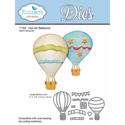 Elizabeth Craft - HOT AIR BALLOONS - vyřezávací šablony