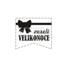 Keta (558) - VESELÉ VELIKONOCE - dřevěné razítko