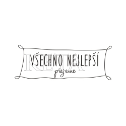 Keta (592) - VŠECHNO NEJLEPŠÍ PŘEJEME - cling razítko