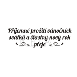 Keta (652) - PŘÍJEMNÉ PROŽITÍ... - cling razítko