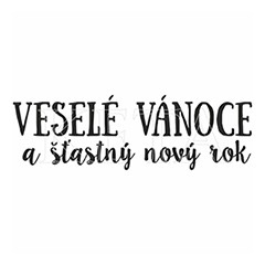 Keta (838) - VESELÉ VÁNOCE... - cling razítko