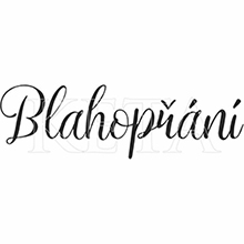 Keta (862) - BLAHOPŘÁNÍ - dřevěné razítko
