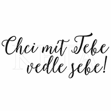Keta (879) - CHCI MÍT TEBE VEDLE SEBE - cling razítko