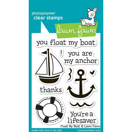 Lawn Fawn - FLOAT MY BOAT - silikonová razítka